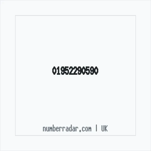 Reverse number check for +44 1952 290590 — who called me?