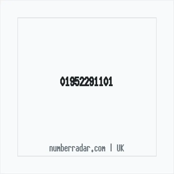 Reverse number check for +44 1952 291101 — who called me?