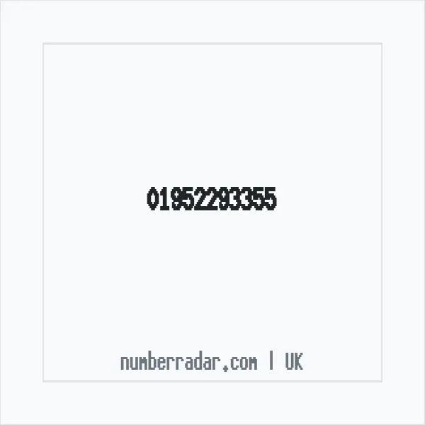 Reverse number check for +44 1952 293355 — who called me?