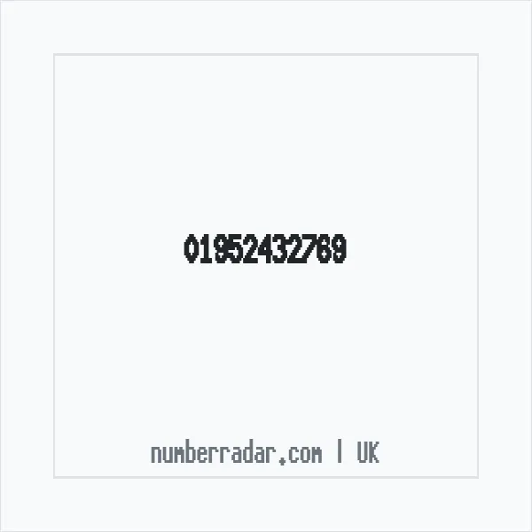 Reverse number check for +44 1952 432769 — who called me?