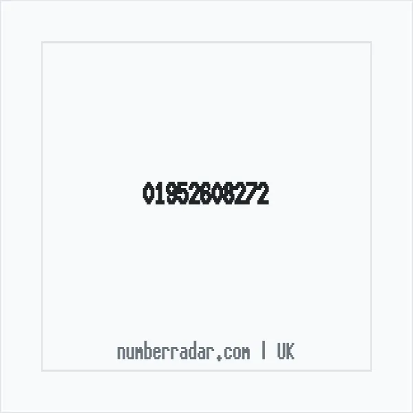 Reverse number check for +44 1952 608272 — who called me?