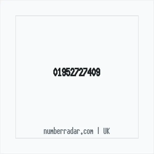 Reverse number check for +44 1952 727409 — who called me?
