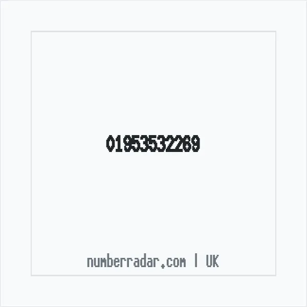 Reverse number check for +44 1953 532269 — who called me?