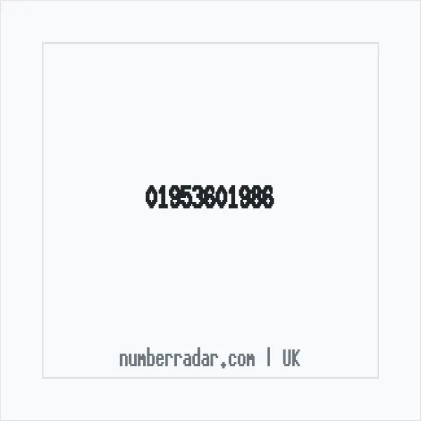 Reverse number check for +44 1953 601986 — who called me?
