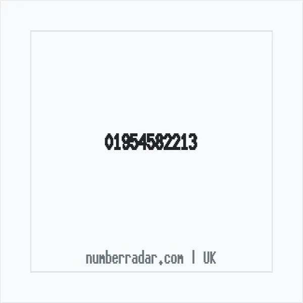 Reverse number check for +44 1954 582213 — who called me?