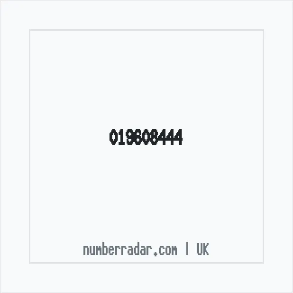 Reverse number check for +44 19608444 — who called me?