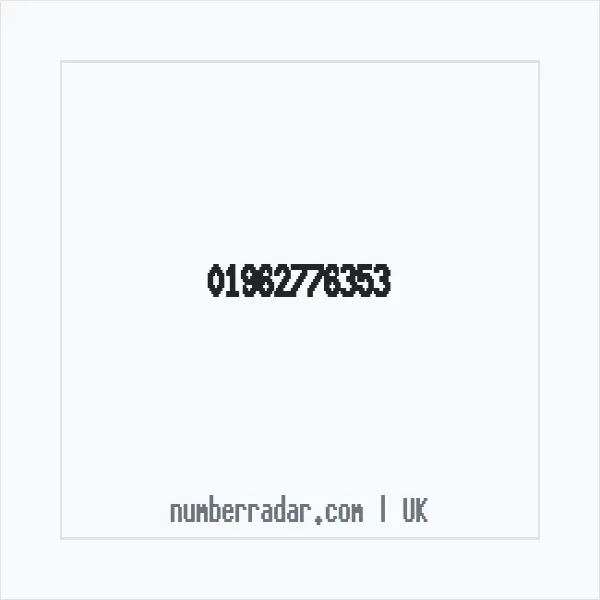 Reverse number check for +44 1962 776353 — who called me?