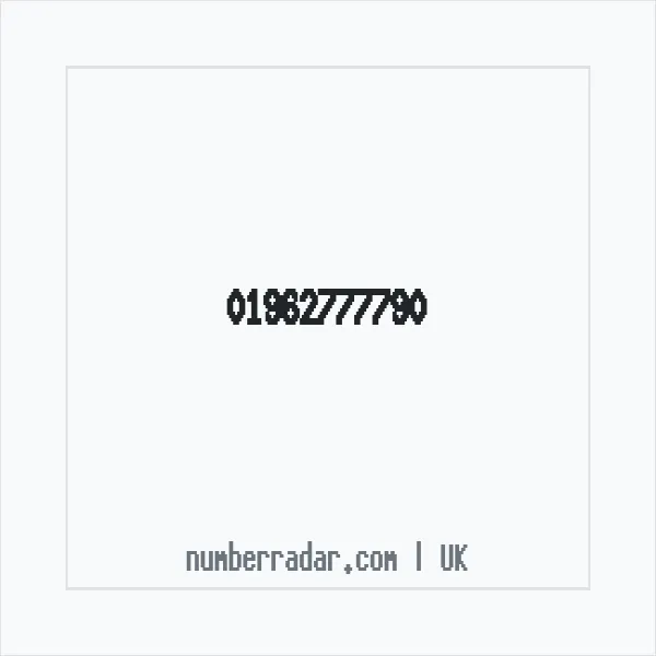 Reverse number check for +44 1962 777790 — who called me?