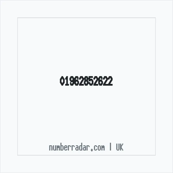 Reverse number check for +44 1962 852622 — who called me?