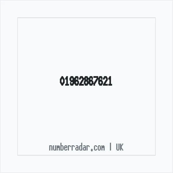 Reverse number check for +44 1962 867621 — who called me?