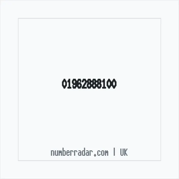 Reverse number check for +44 1962 888100 — who called me?