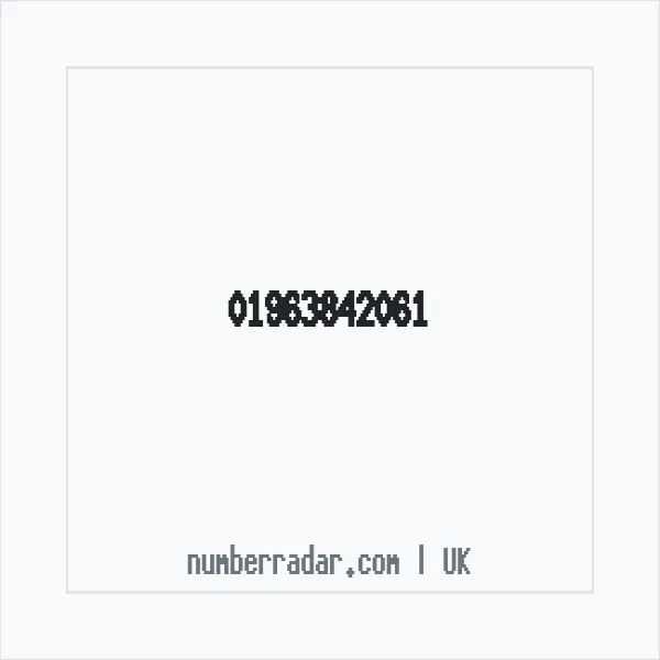 Reverse number check for +44 1963 842061 — who called me?