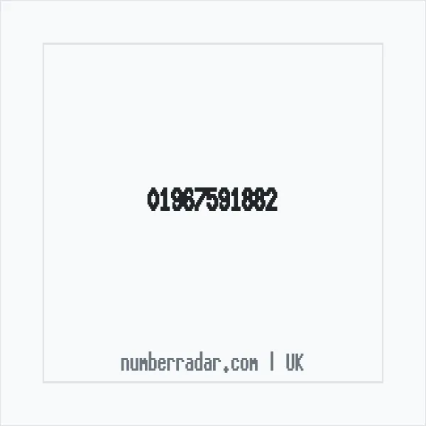 Reverse number check for +44 1967 591882 — who called me?