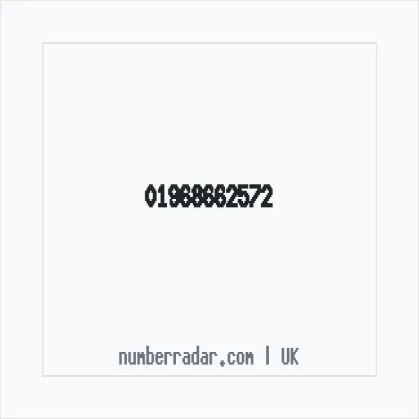 Reverse number check for +44 1968 662572 — who called me?