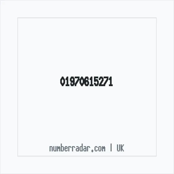 Reverse number check for +44 1970 615271 — who called me?
