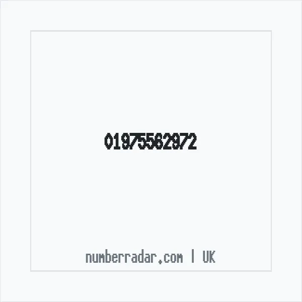 Reverse number check for +44 1975 562972 — who called me?