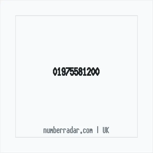 Reverse number check for +44 1975 581200 — who called me?