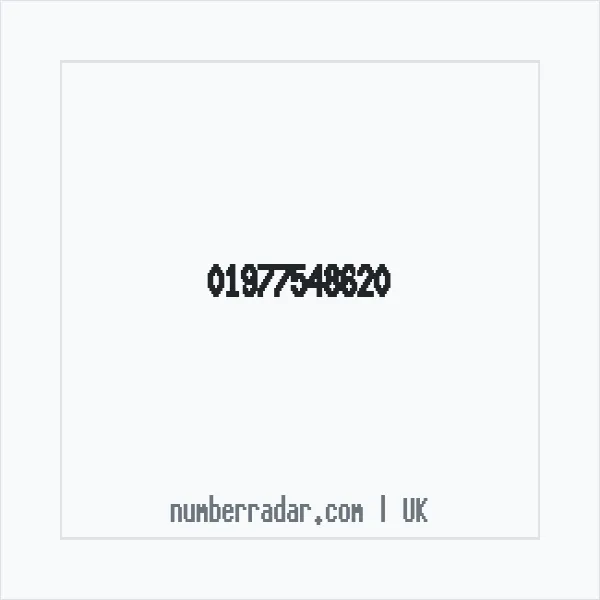 Reverse number check for +44 1977 548620 — who called me?