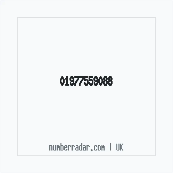 Reverse number check for +44 1977 559088 — who called me?