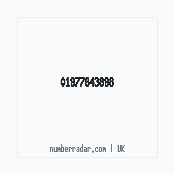 Reverse number check for +44 1977 643898 — who called me?