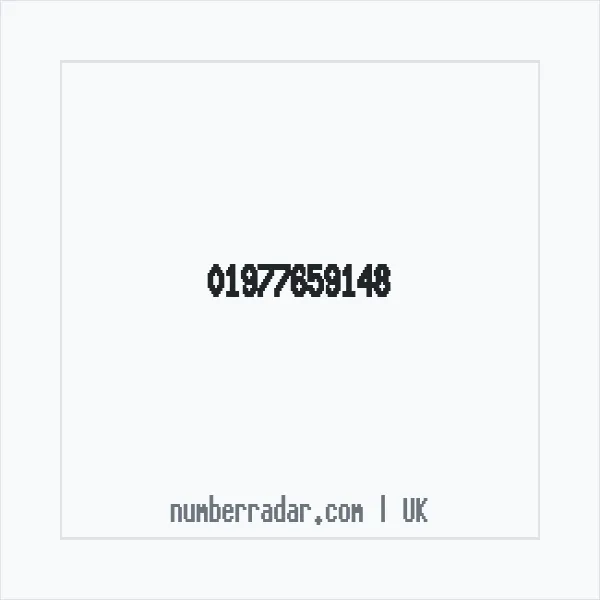 Reverse number check for +44 1977 659148 — who called me?