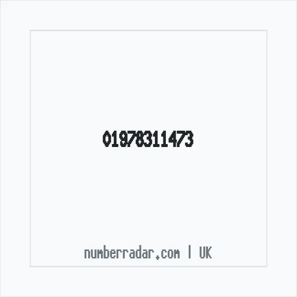 Reverse number check for +44 1978 311473 — who called me?