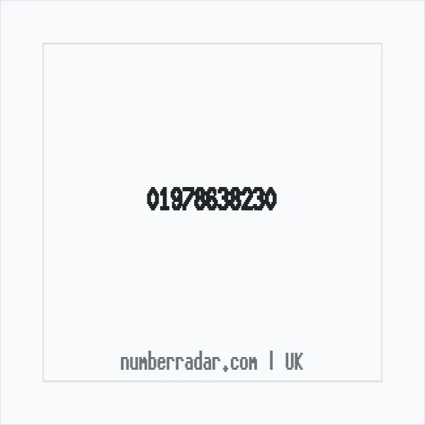 Reverse number check for +44 1978 638230 — who called me?