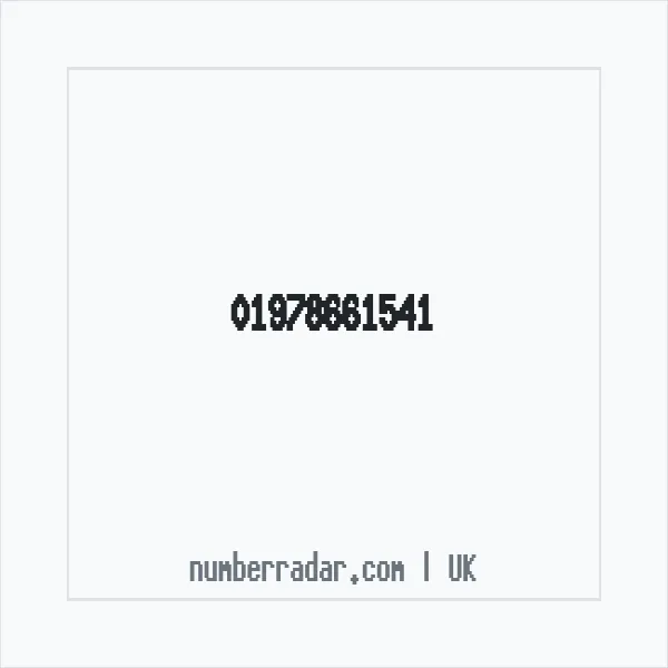 Reverse number check for +44 1978 661541 — who called me?