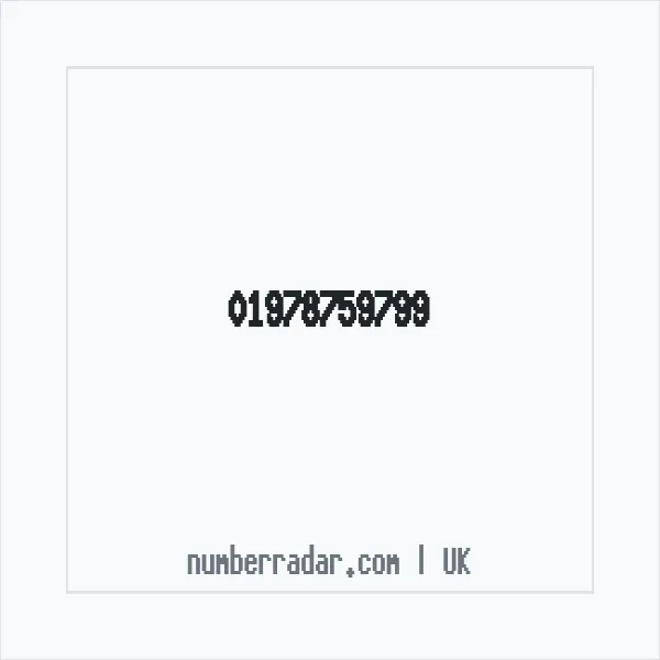 Reverse number check for +44 1978 759799 — who called me?
