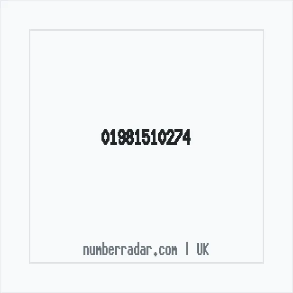 Reverse number check for +44 1981 510274 — who called me?