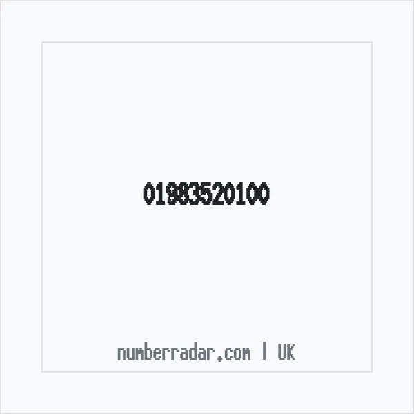Reverse number check for +44 1983 520100 — who called me?