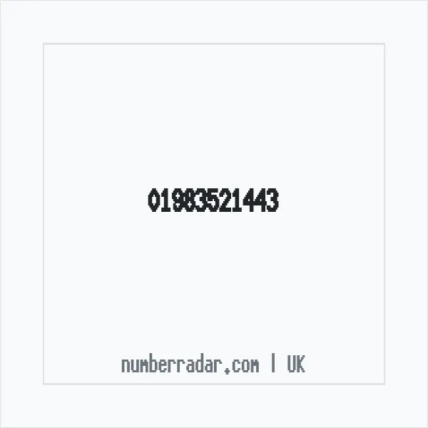 Reverse number check for +44 1983 521443 — who called me?