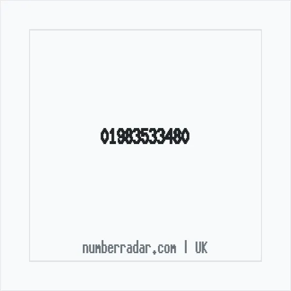 Reverse number check for +44 1983 533480 — who called me?