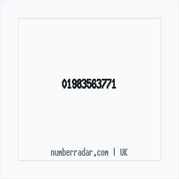 Reverse number check for +44 1983 563771 — who called me?