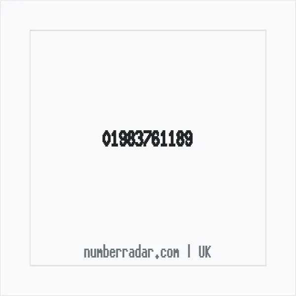Reverse number check for +44 1983 761189 — who called me?