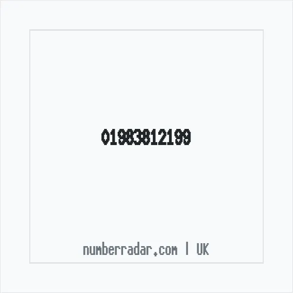 Reverse number check for +44 1983 812199 — who called me?