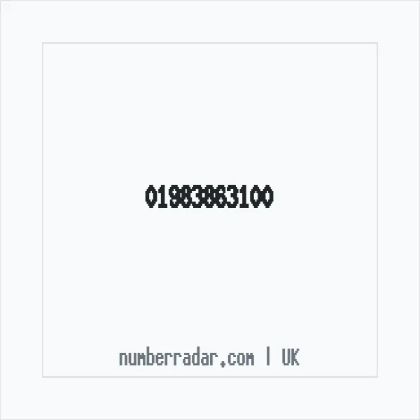 Reverse number check for +44 1983 863100 — who called me?