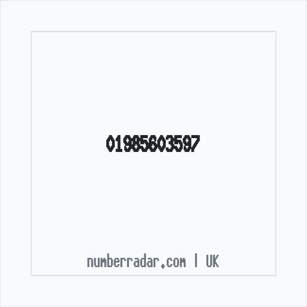 Reverse number check for +44 1985 603597 — who called me?