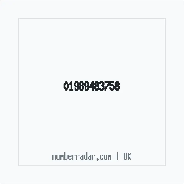 Reverse number check for +44 1989 483758 — who called me?