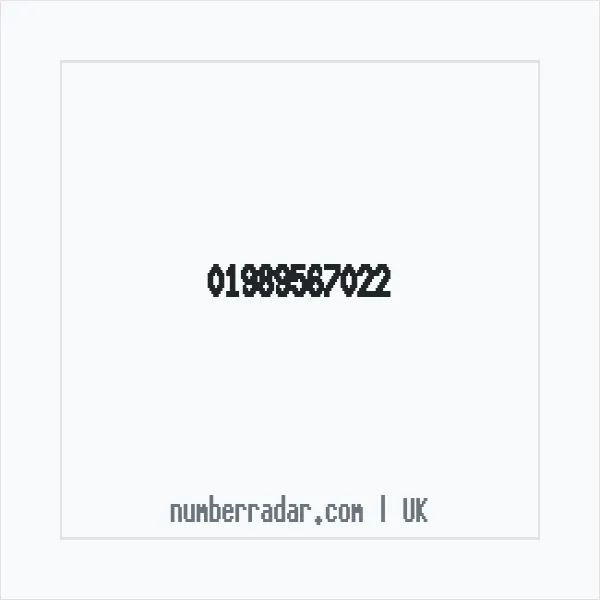 Reverse number check for +44 1989 567022 — who called me?