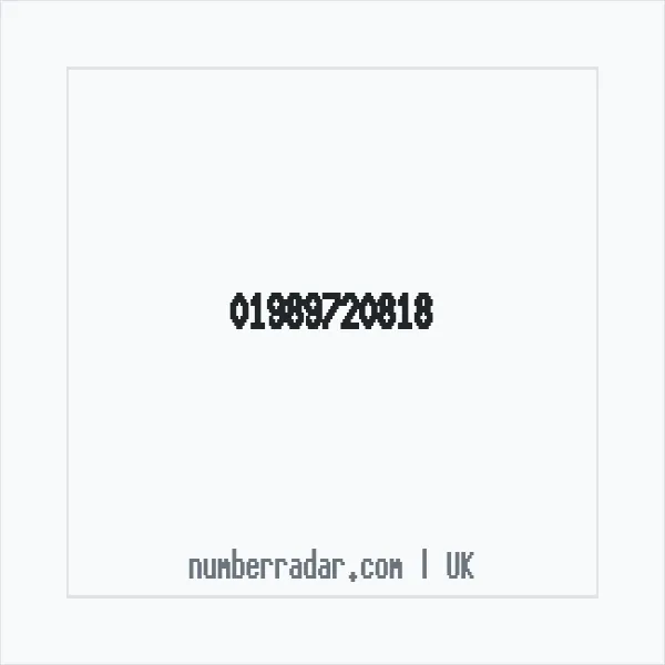 Reverse number check for +44 1989 720818 — who called me?