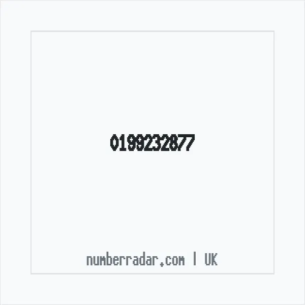 Reverse number check for +44 199232877 — who called me?