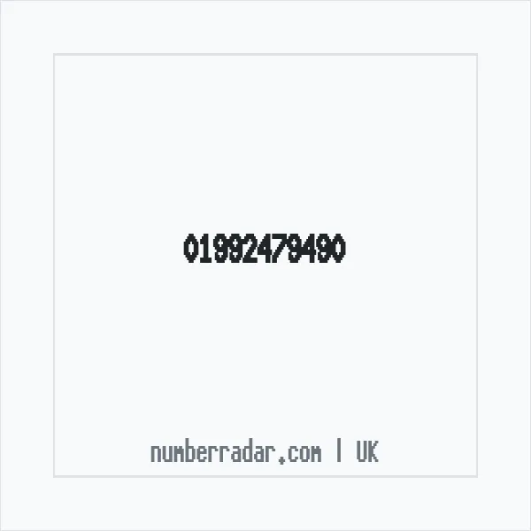 Reverse number check for +44 1992 479490 — who called me?