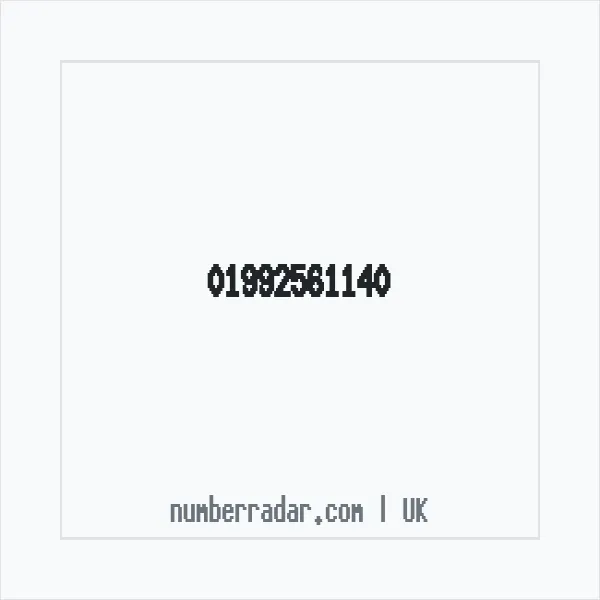 Reverse number check for +44 1992 561140 — who called me?