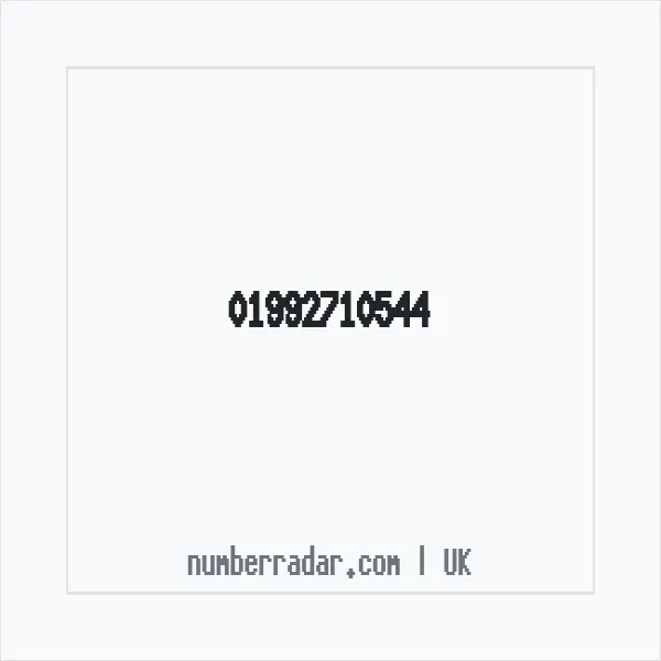 Reverse number check for +44 1992 710544 — who called me?