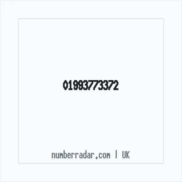 Reverse number check for +44 1993 773372 — who called me?