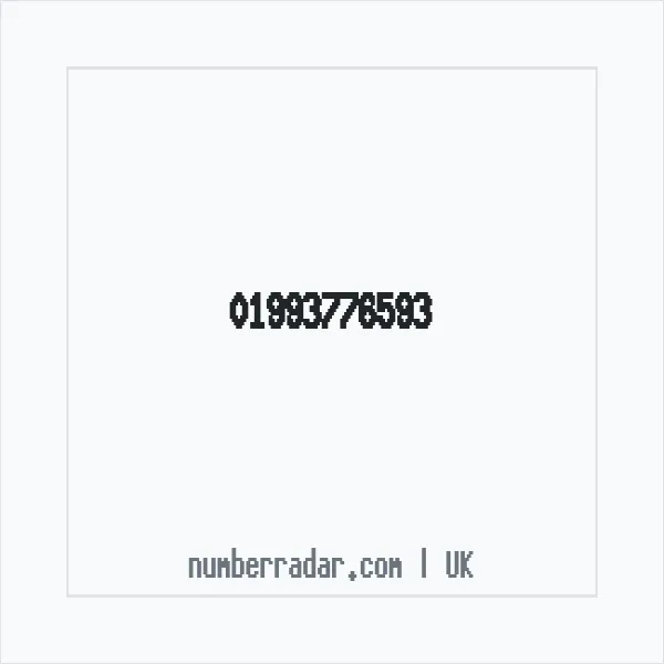 Reverse number check for +44 1993 776593 — who called me?