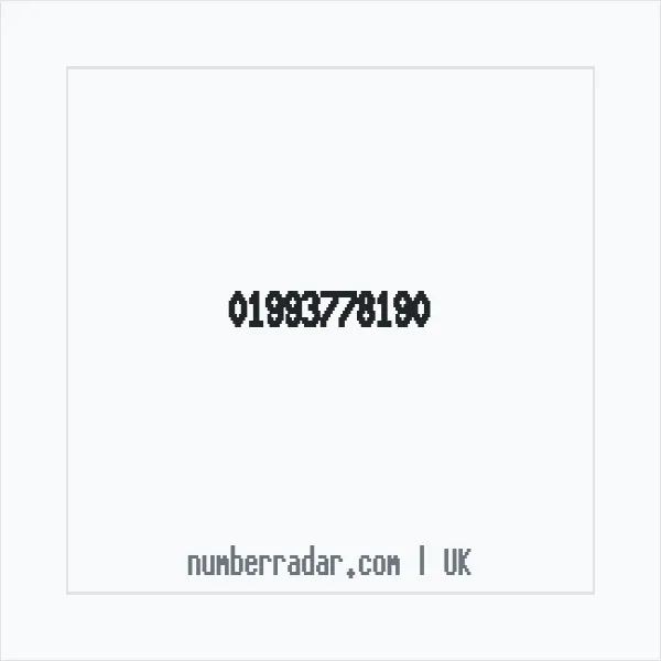 Reverse number check for +44 1993 778190 — who called me?