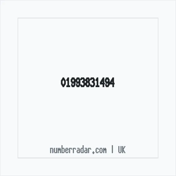 Reverse number check for +44 1993 831494 — who called me?