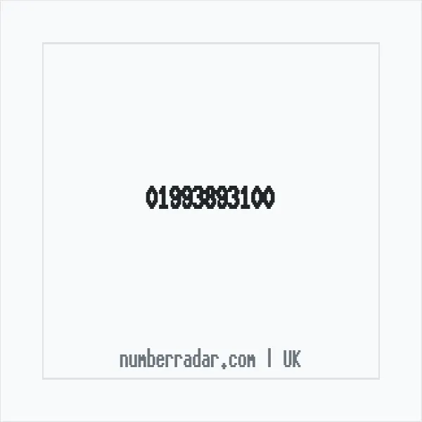 Reverse number check for +44 1993 893100 — who called me?